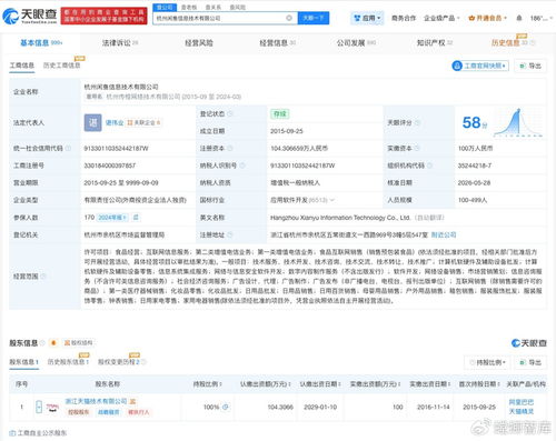 杭州闲鱼信息技术公司变更负责人，聚焦互联网信息服务规范发展